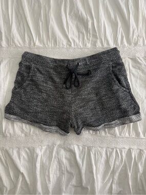 Mossimo Supply Co. Charcoal Gray Knit Drawstring Shorts